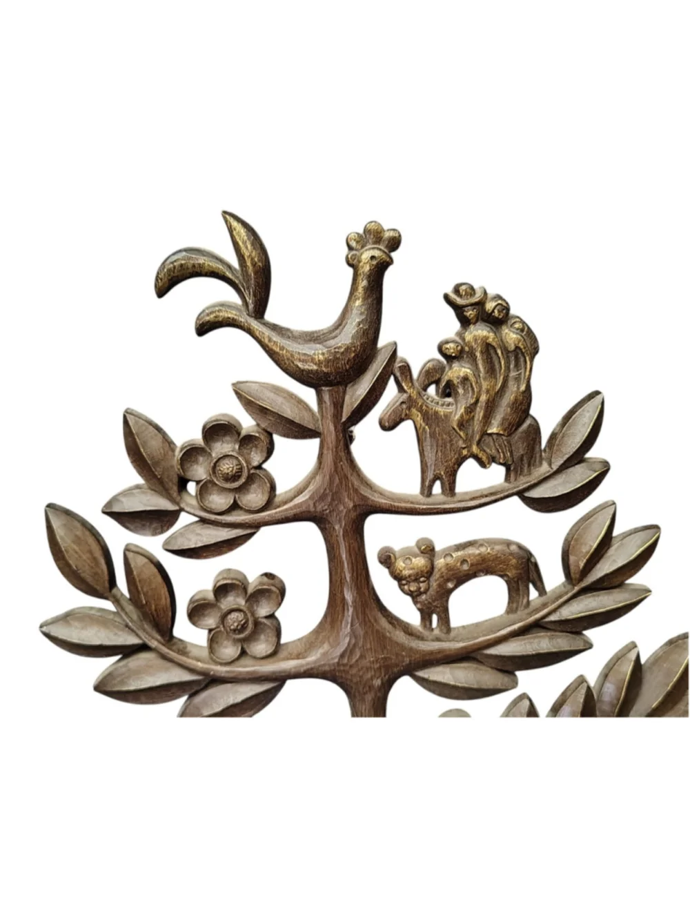 Vintage Homco Tree of Life Plastic Decoration 14